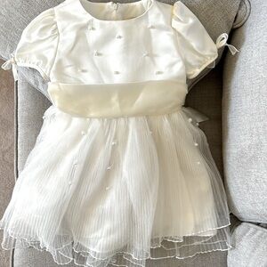 Beautiful Toddler White Dress